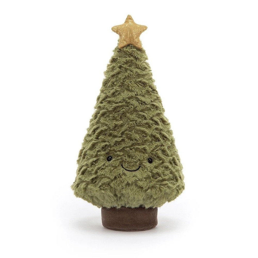 Jellycat Amuseables Christmas Tree Small Plush Green Gold Star Holiday Plush Toy